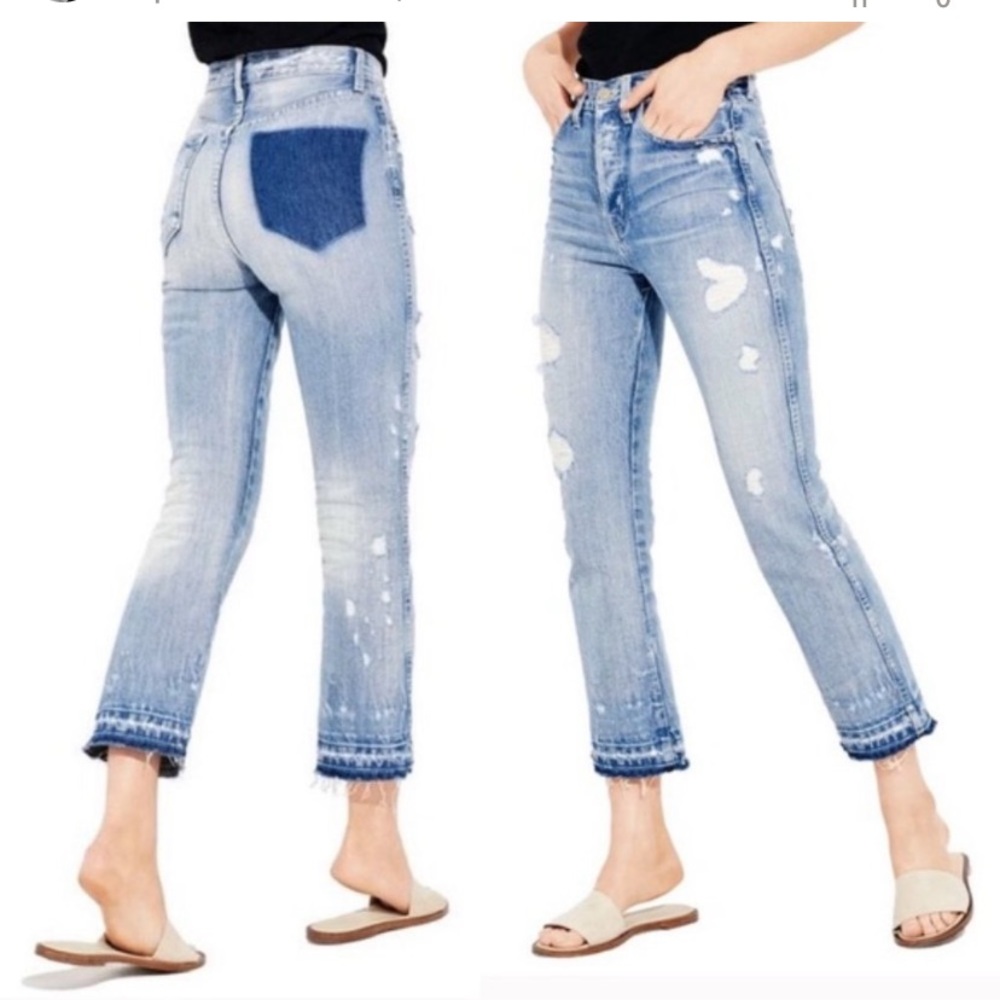 AYR The Styx in Wolfpack Destroyed Cropped Jean 26